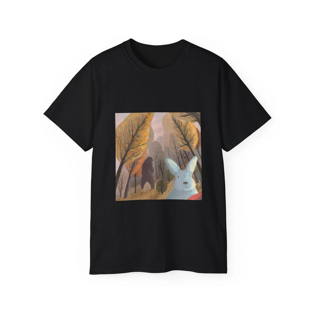 Forest Autumn Nature Animals Rabbit Bear | Custom Graphic T-Shirt