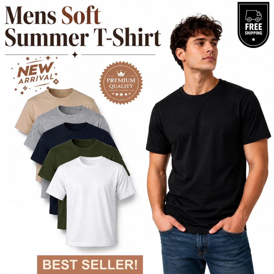 6 PACK MEN'S PLAIN 100% COTTON BLANK T SHIRT TEE'S T-SHIRTS LOT