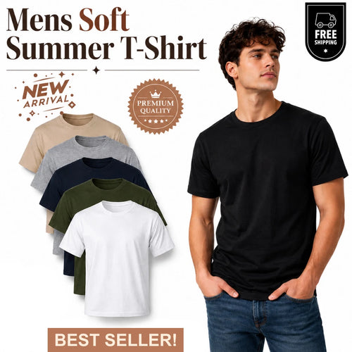 6 PACK MEN'S PLAIN 100% COTTON BLANK T SHIRT TEE'S T-SHIRTS LOT