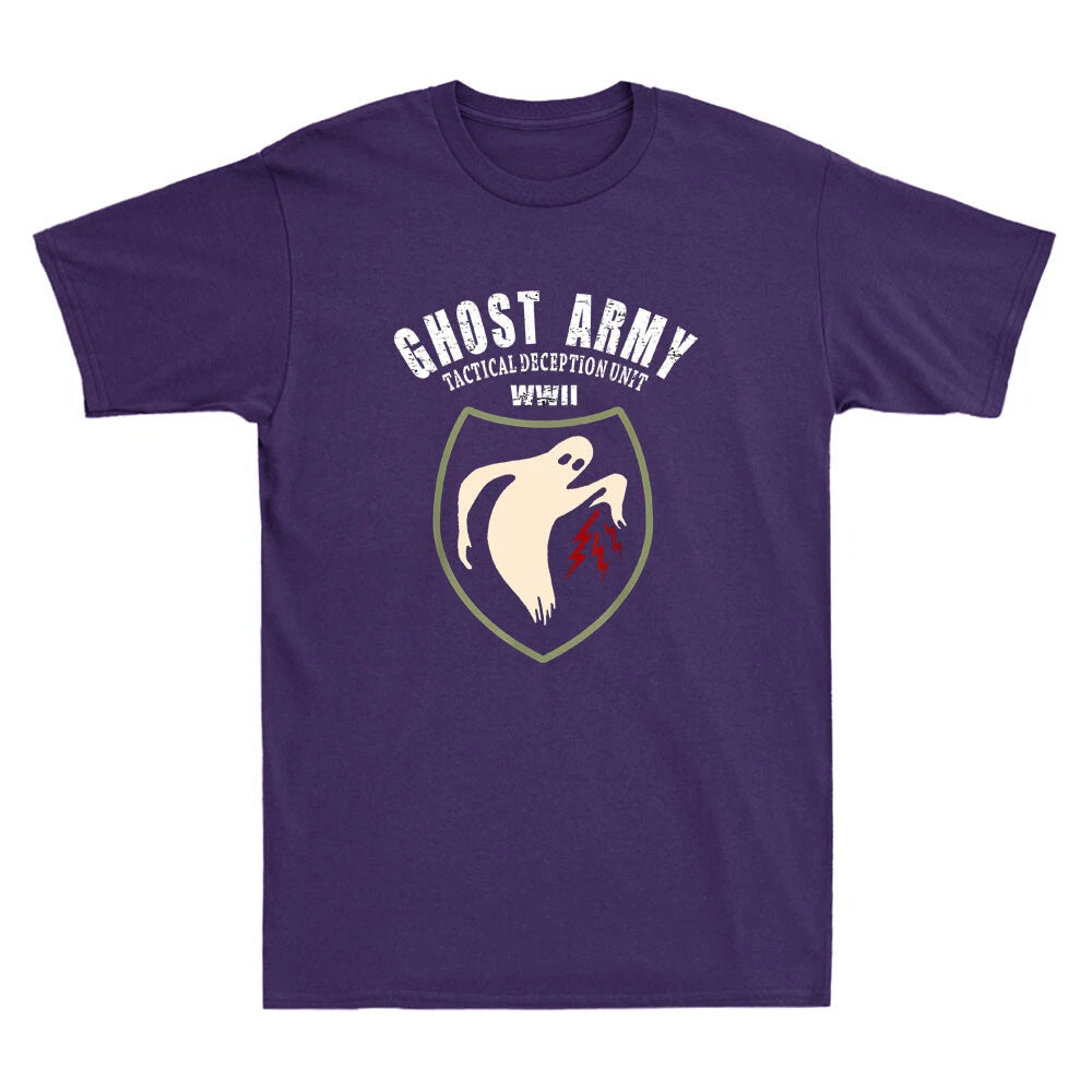 Ghost Army World War 2 Tactical Deception Unit Funny Design Vintage Mens T-Shirt