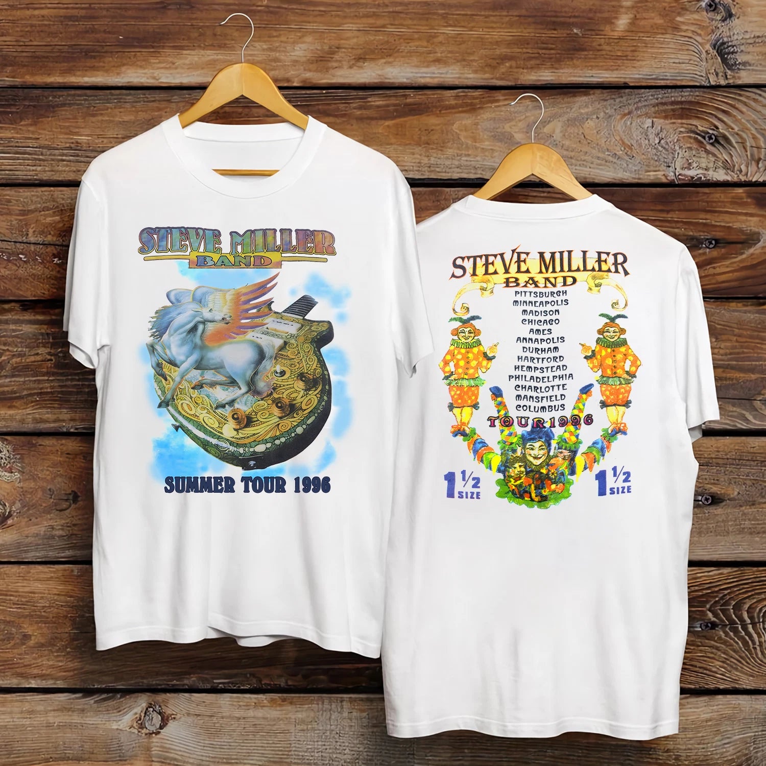 Vintage 1996 Steve Miller Band Summer Tour T-shirt