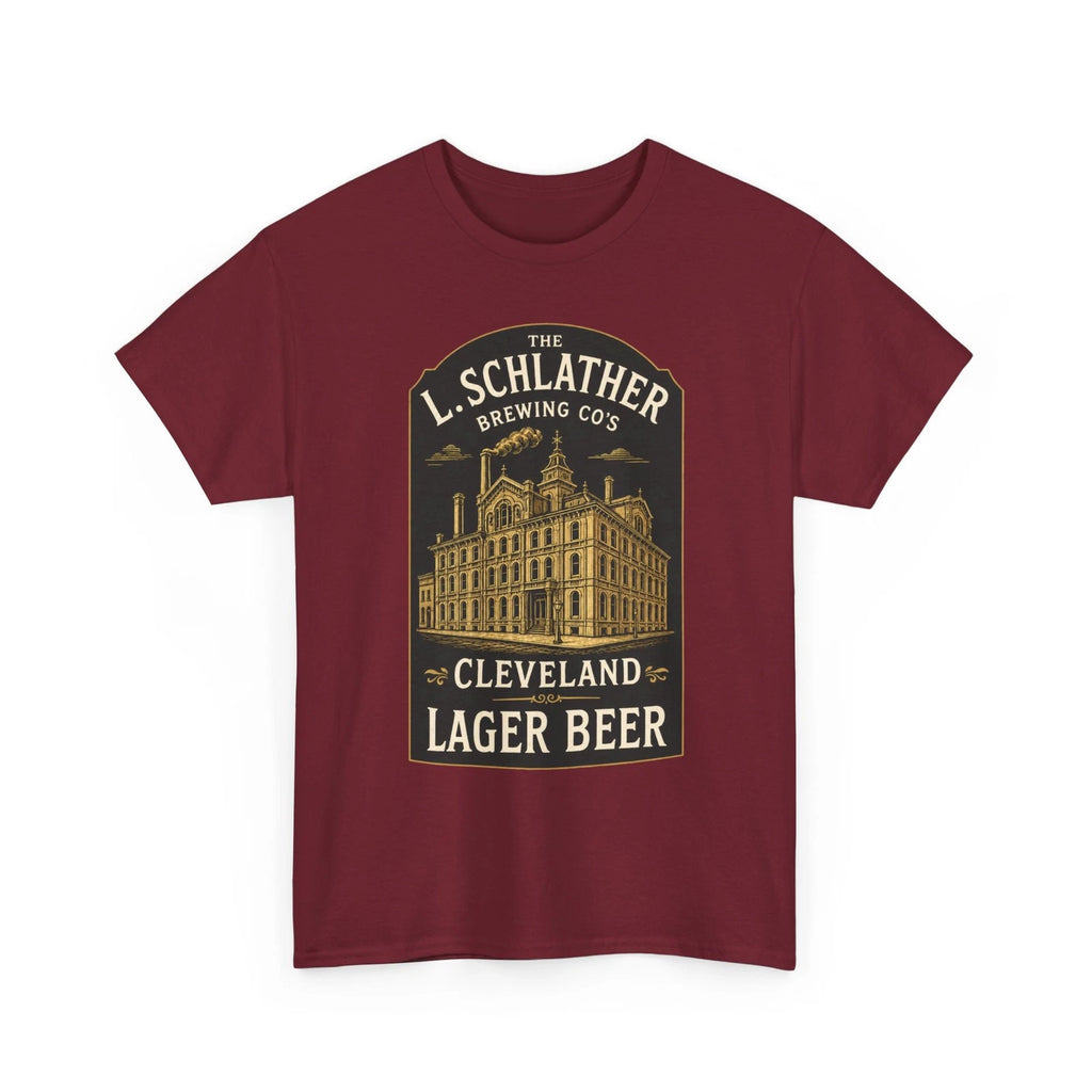L. Schlather Brewing Co Cleveland OH Pre-Pro Lager Beer Retro Breweriana T-Shirt