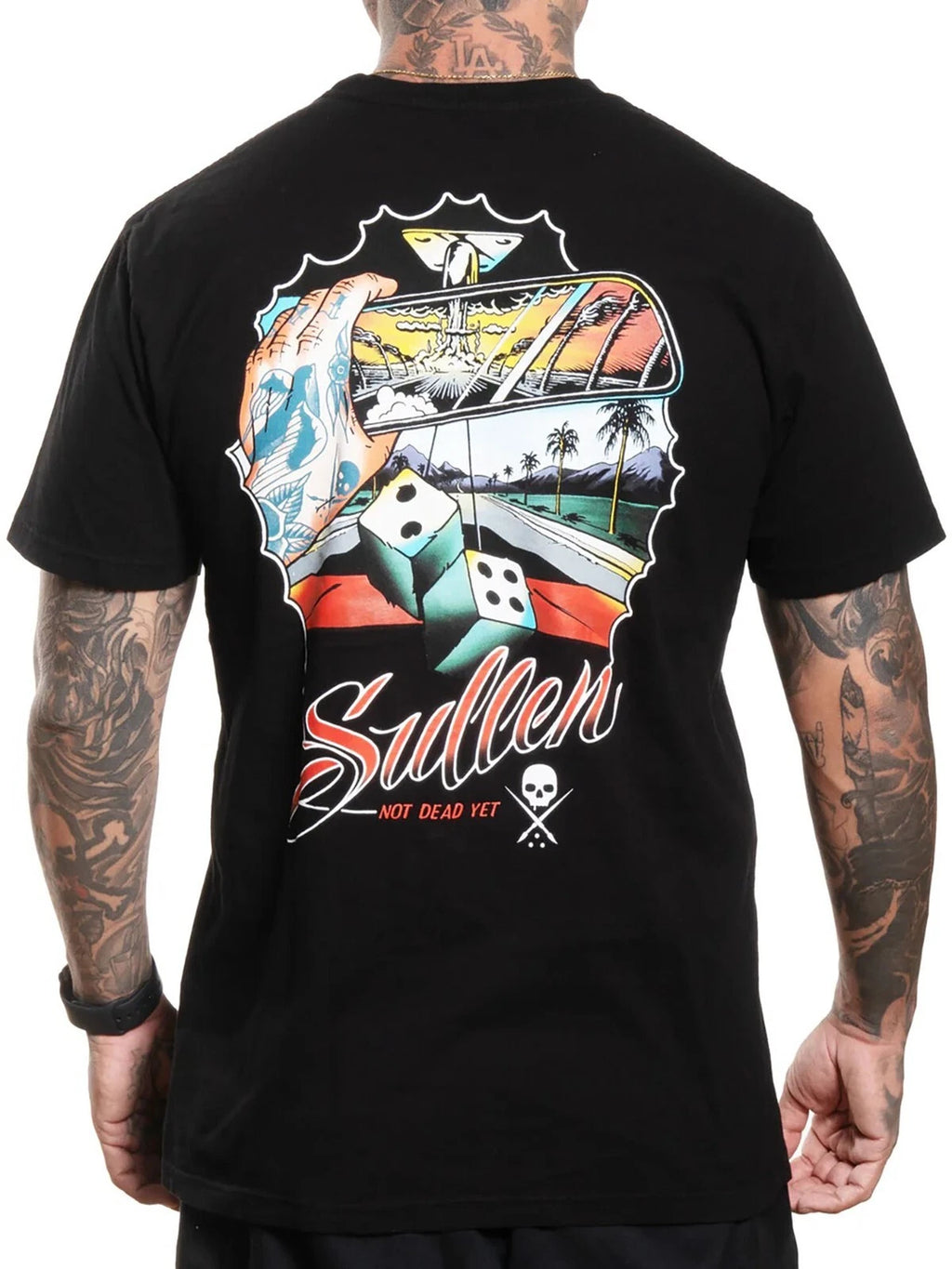 Sullen Men's Not Dead Yet Short Sleeve Premium T-shirt Tattoo Art Style Tee