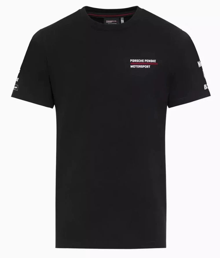 Porsche Penske Motorsport Unisex T-Shirt  Black  DDP  (NO US CUSTOMS FEE)