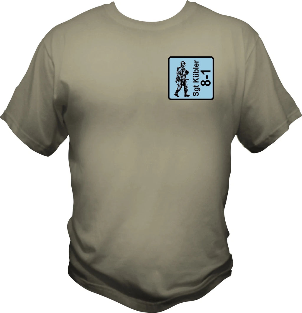 ASL Advanced Squad Leader Personalized GERMAN Leader SMC Counter T shirt WWII
