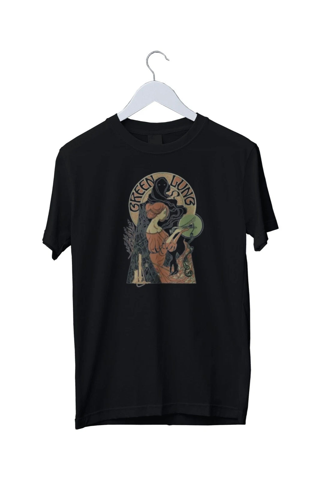 Vtg GREEN LUNG Band OCEANS OF TIME Graphic T-Shirt Mens S M L XL 2 3 4 XL