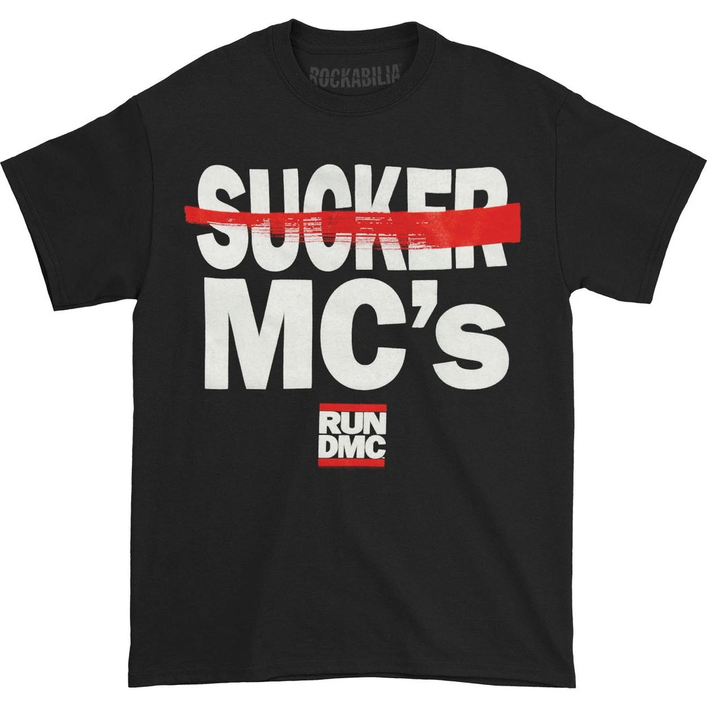 Men's Run DMC Sucker MC's T-shirt Large Black