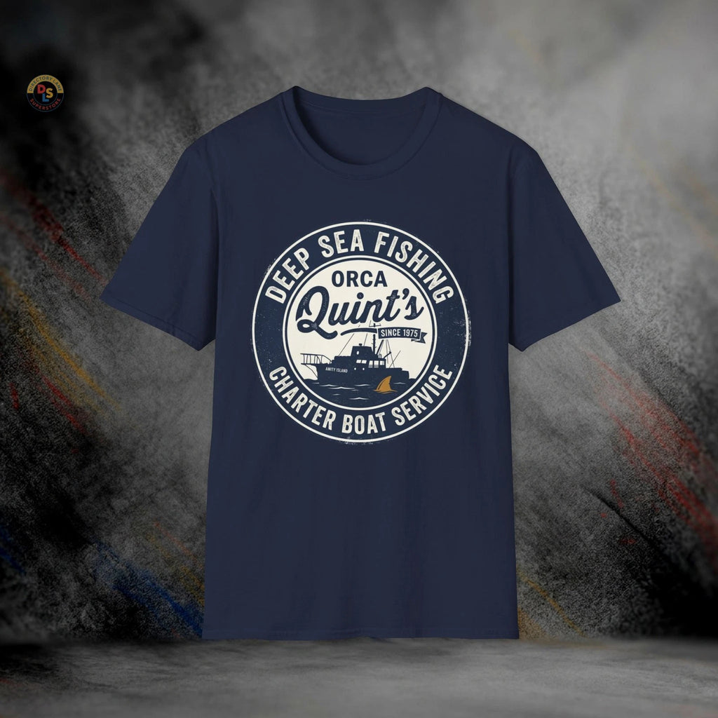Quint’s Deep Sea Fishing Jaws T-Shirt | Softstyle Tee