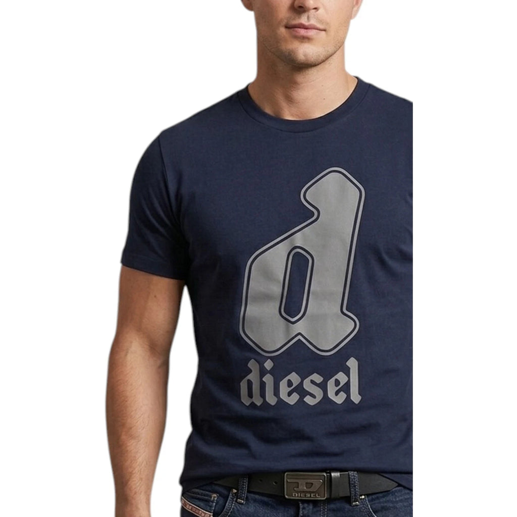 Diesel Mens T Shirts T-Diegor-K59 Graphic Logo Short Sleeve Pullover Casual Top