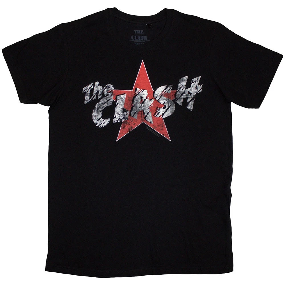 The Clash Star Logo Official Tee T-Shirt Mens