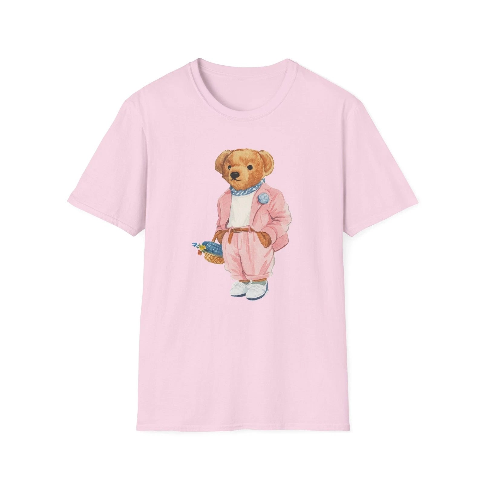 Polo Bear Unisex Shirt Cotton Luxury Inspired Tshirt Size XS-XL