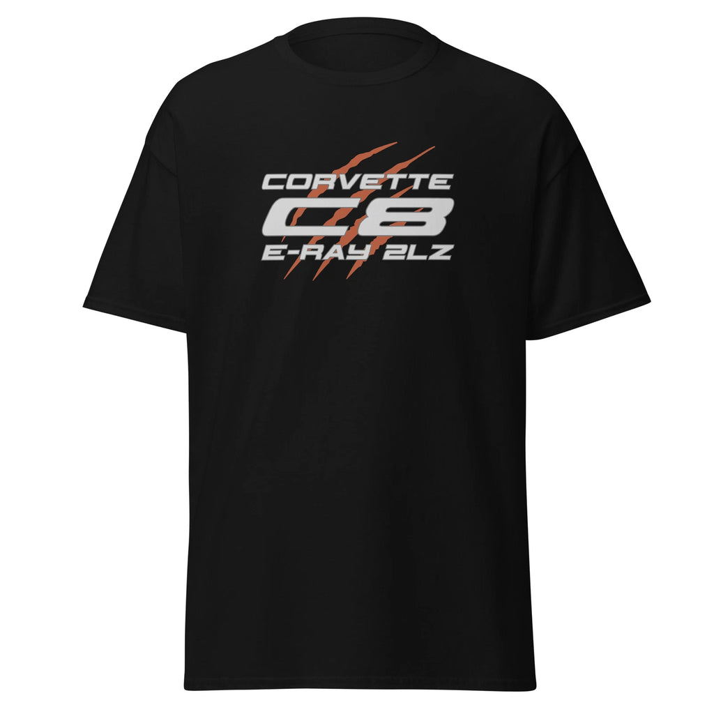 Premium T-Shirt For Chevrolet Corvette C8 E-Ray 2LZ Car Fans Birthday Gift