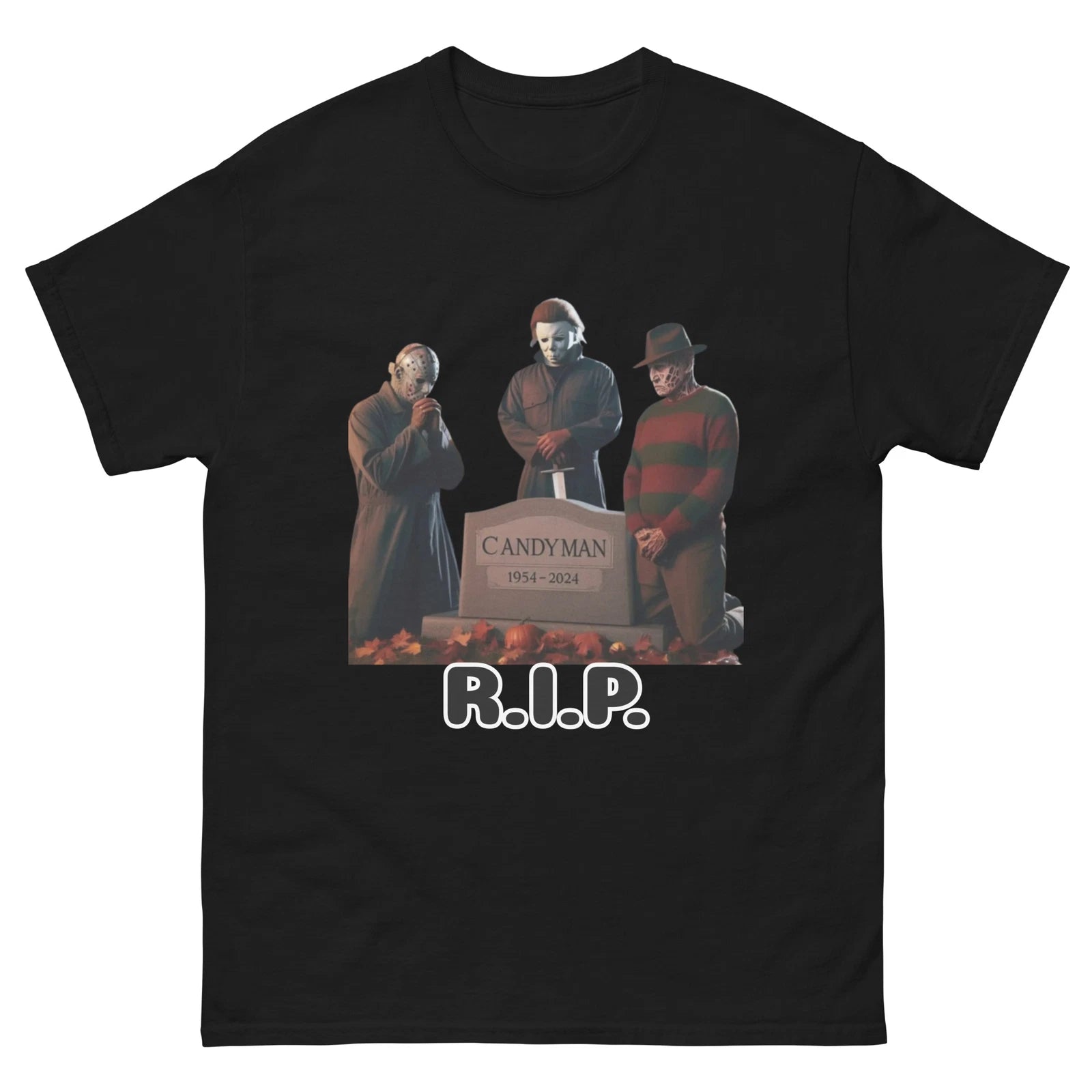 RIP Candyman Horror Tee | Tony Todd Tribute Tshirt Freddy, Jason, Michael Myers