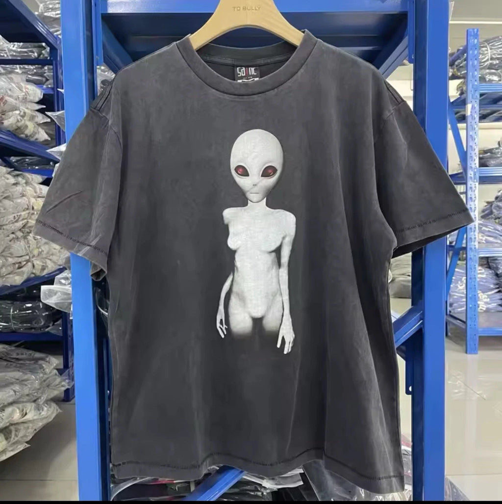 Vintage Style Marilyn Manson Alient Heavy T-Shirt