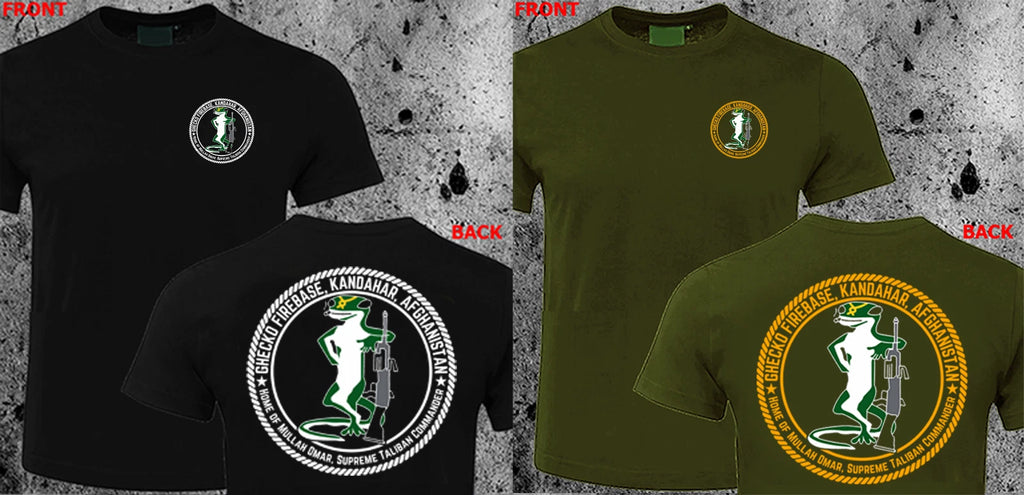 FOB Gecko JSOC CIA Anti Terrorism Task Force Team T-SHIRT HQ