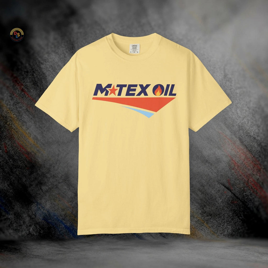 M-Tex Oil Company Texas Landman T-Shirt | Heavyweight Garment-Dyed Tee