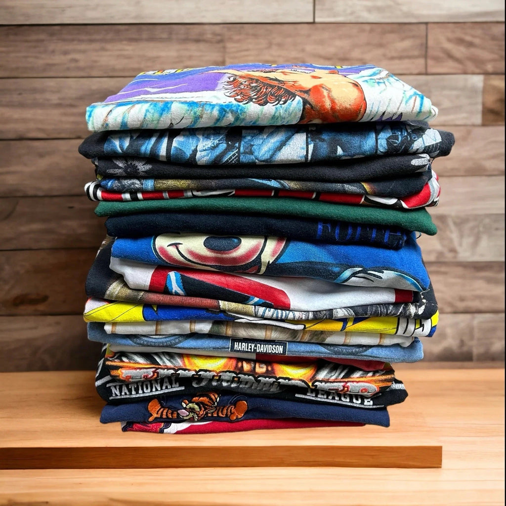 Vintage Mystery T-Shirt Package 80s 90s 00s Retro Graphic Tee Size Small Only
