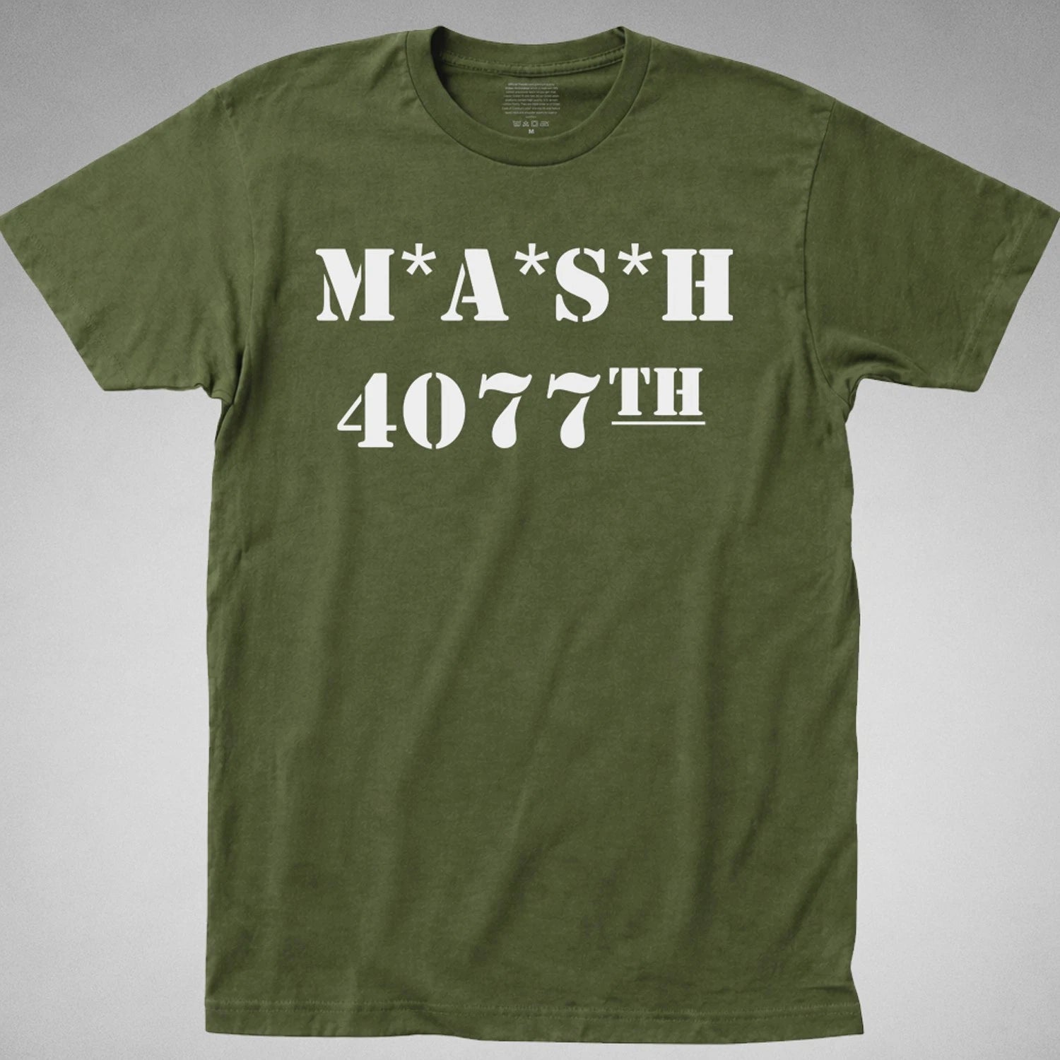 MASH 4077 th Shirt Hospital TV Show Army Military Division Vintage Retro Tee