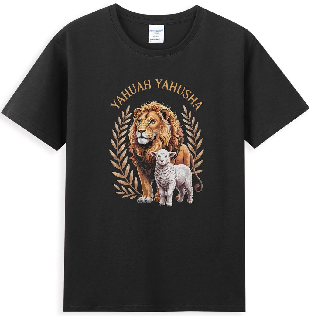 Lion Of Judah And Lamb Yahuah Yahusha Vintage Men's T-Shirt