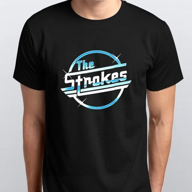 The Strokes: ‘OG Magna Logo’ T-Shirt All sizes Black white