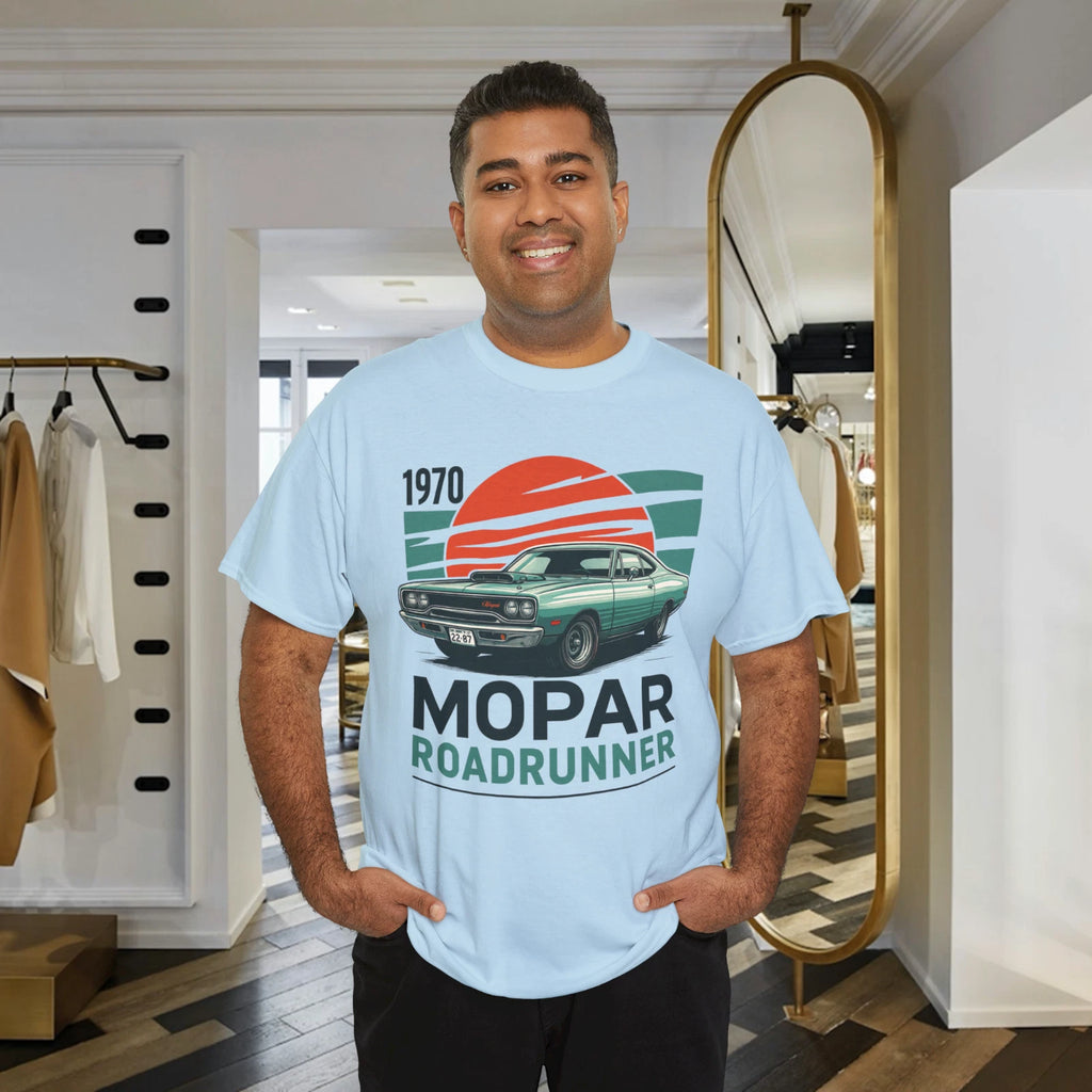 1970 Mopar Roadrunner Retro Vintage Muscle Car T-Shirt
