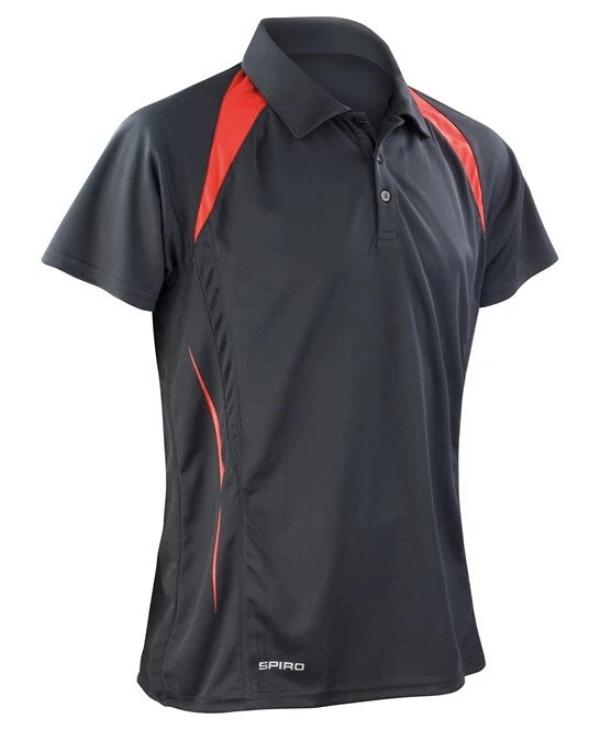 Personalised Custom Spiro Team Spirit Polo T-shirt Lightweight Sports S177M