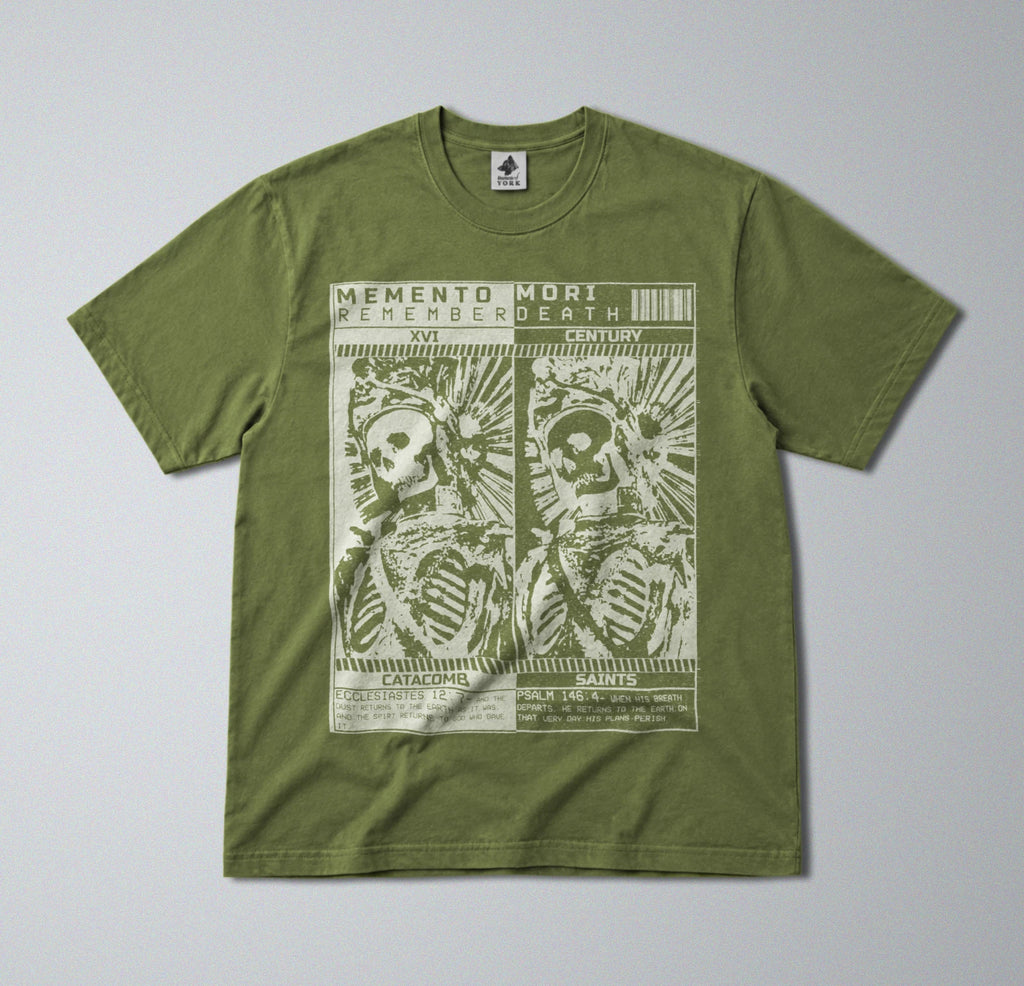 100% Cotton Tee - Regular Fit - Unisex - Memento Mori - Religious Proverbs