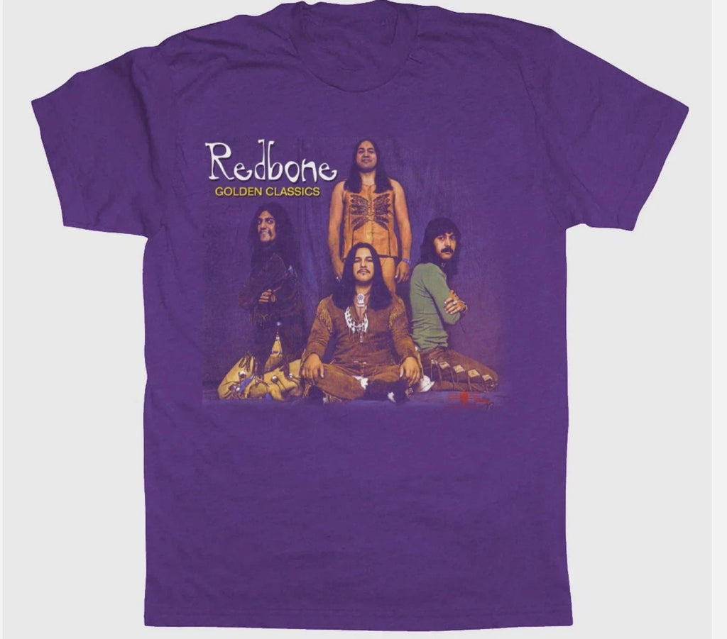 New Redbone Band Cotton Purple T Shirt Size S-5XL
