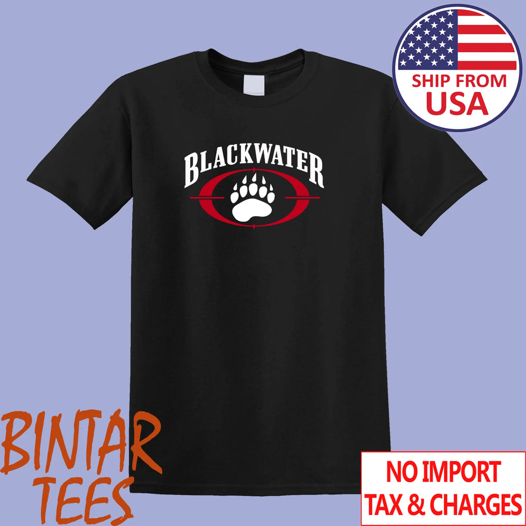 Blackwater Men's Black Size S to 5XL