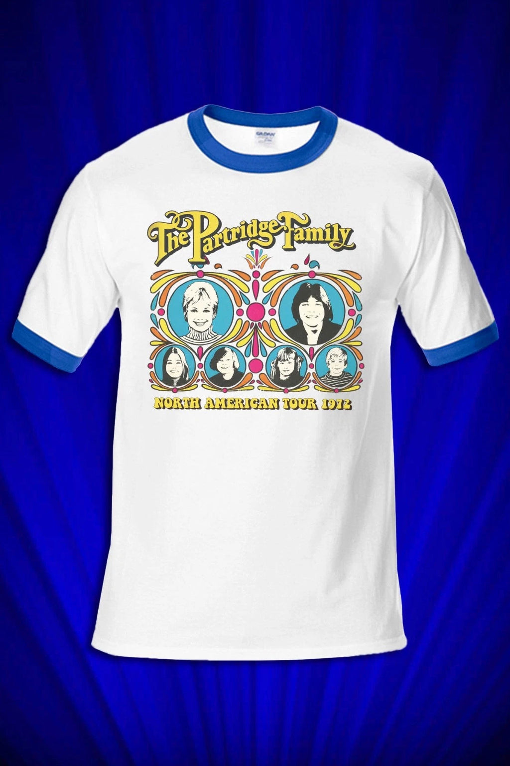 Partridge Family '72 Tour RINGER Tee UNISEX SM-XXL I Think I Love You