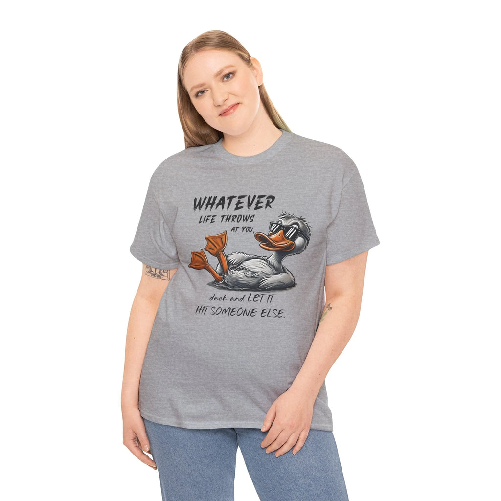 Minimalist Duck T-Shirt - Simple Elegant Ducky Design for Stylish Wear