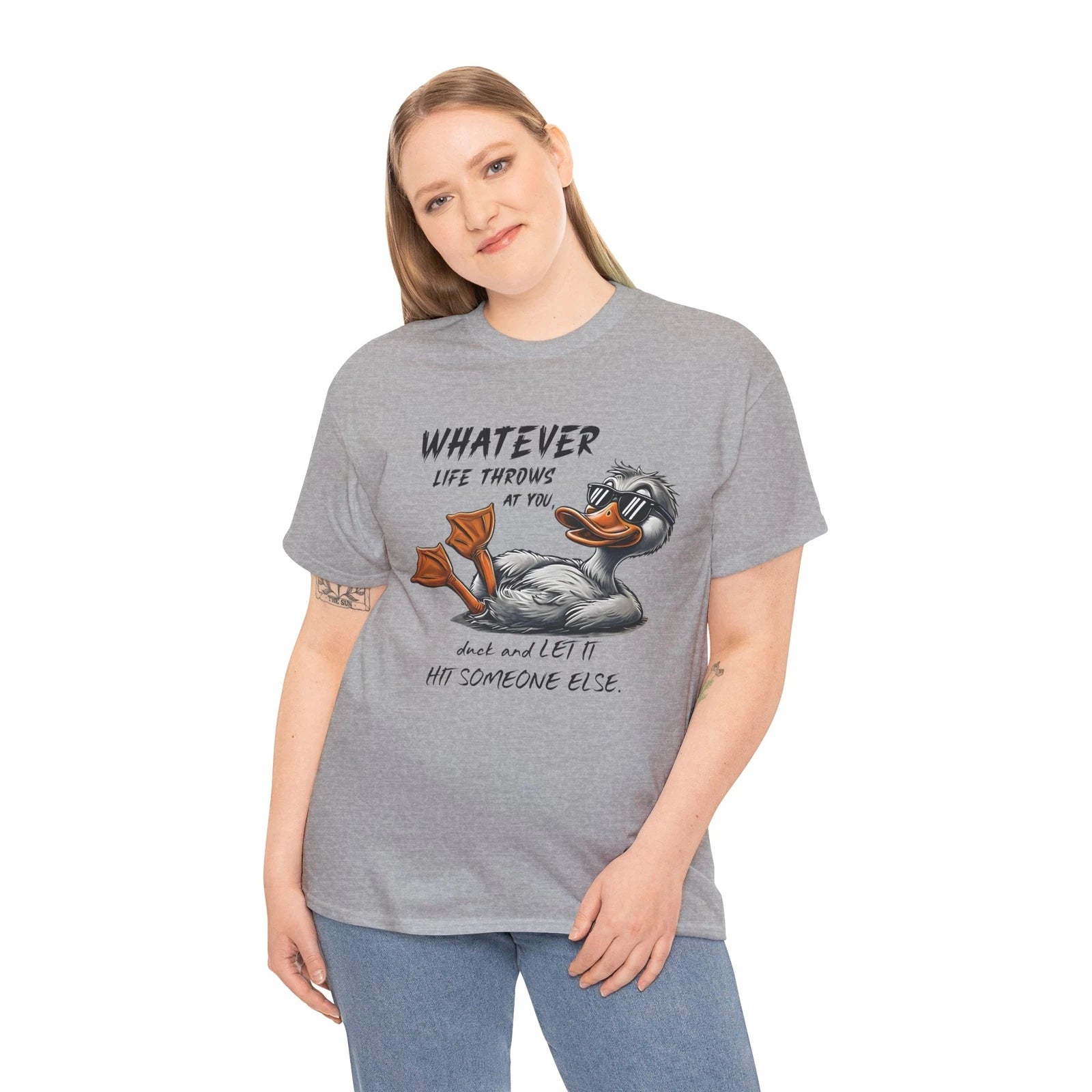 Minimalist Duck T-Shirt - Simple Elegant Ducky Design for Stylish Wear