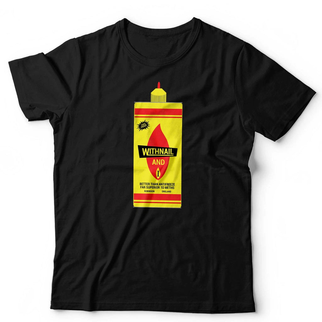 Withnail And I T-Shirt Retro British Cult Classic Comedy Film Lighter Fluid