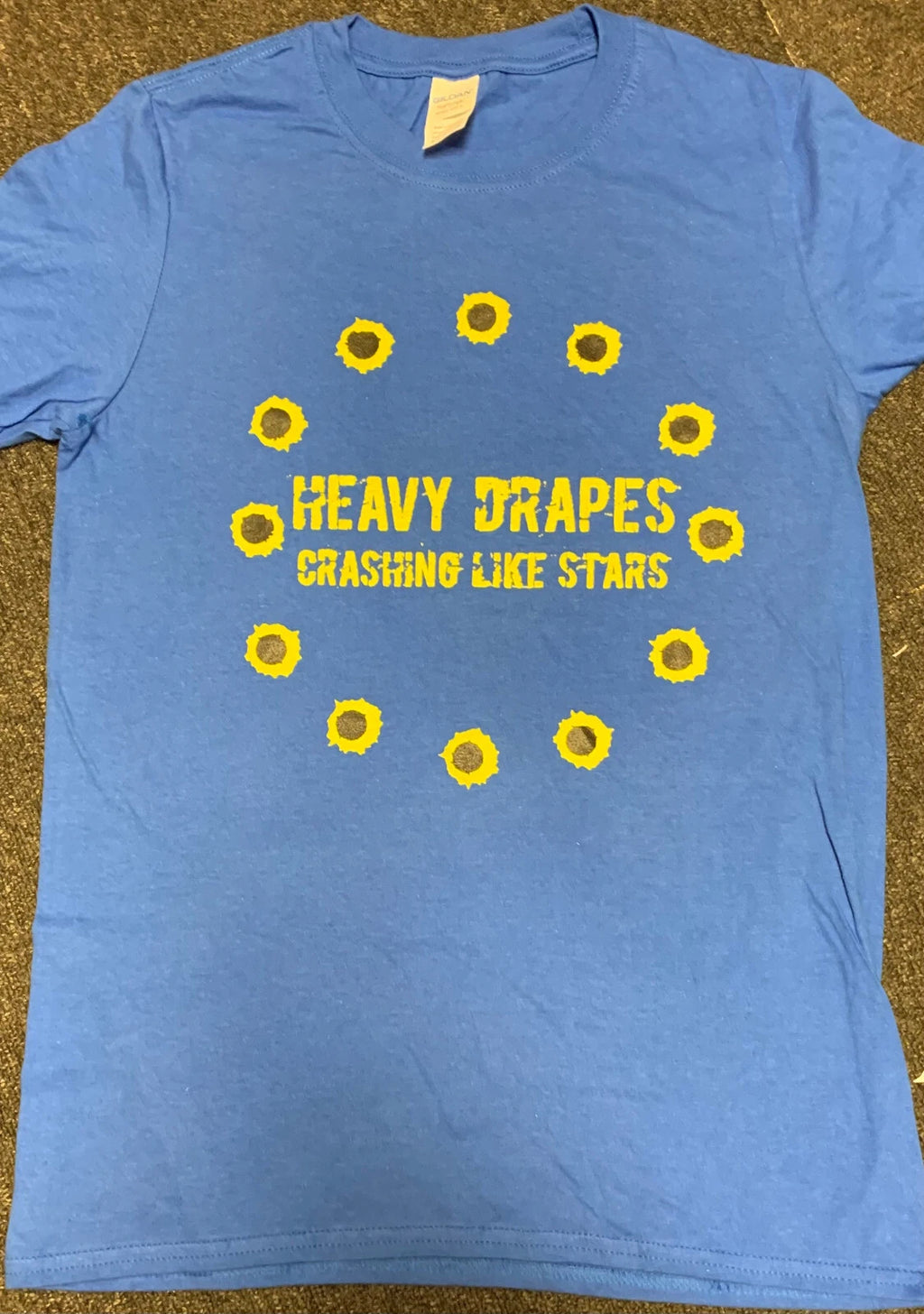 Heavy Drapes - Crashing Like Stars T-Shirt - Official * Last stock