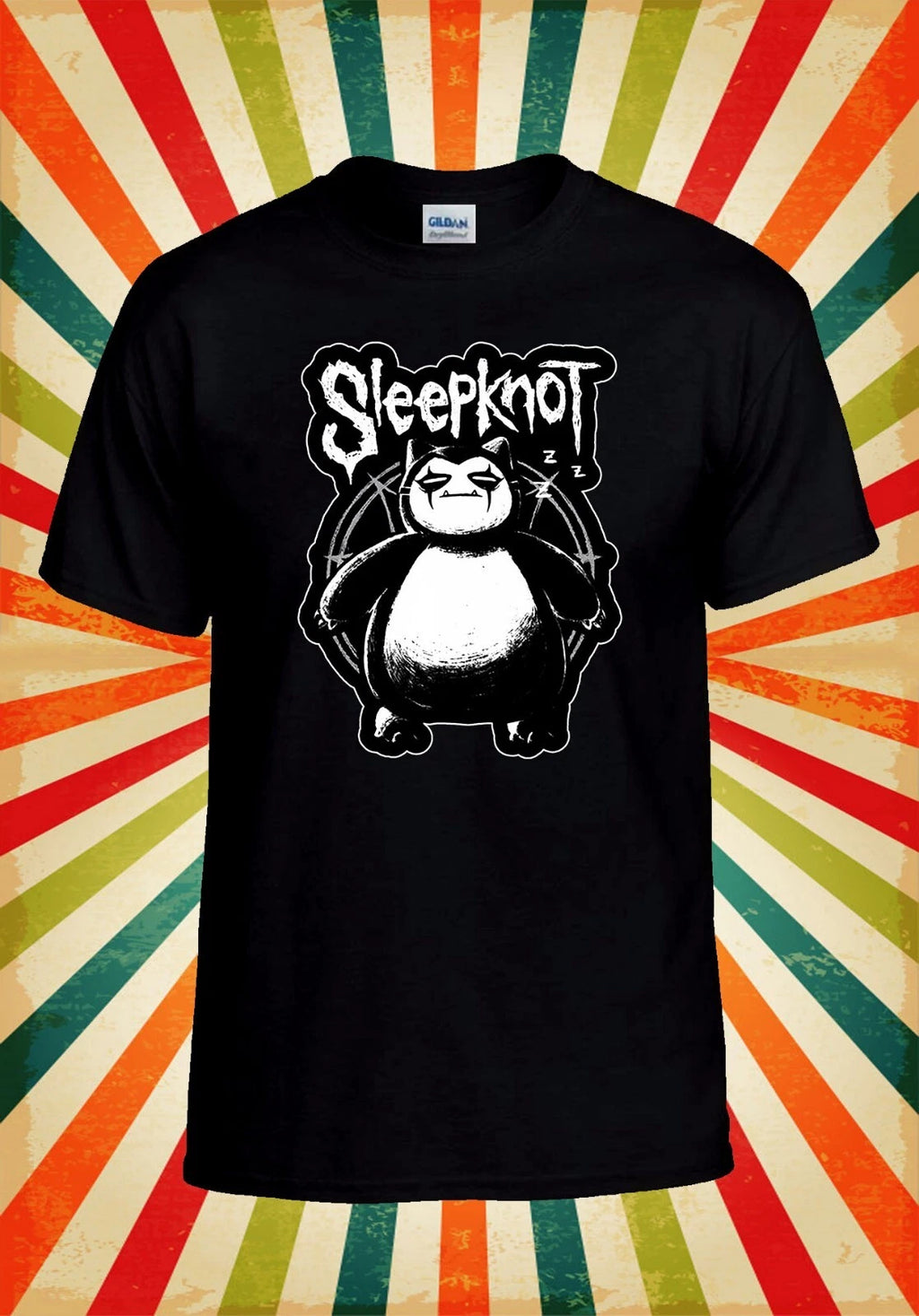 Sleepknot Snorlaw Parody Fun Men Women Unisex Baseball T Shirt Top 2858