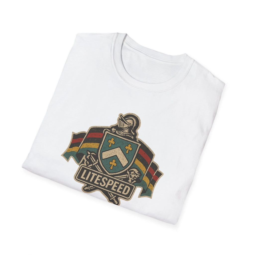 LITESPEED Cycling Jersey T Shirt, Headtube Badge Graphic Tee Repro
