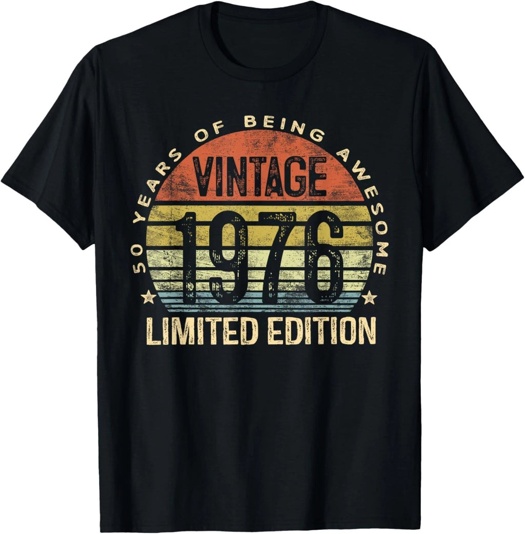 Vintage 1976 Limited Edition 50-Year-Old 50th Birthday T-Shirt unisex T-Shirt