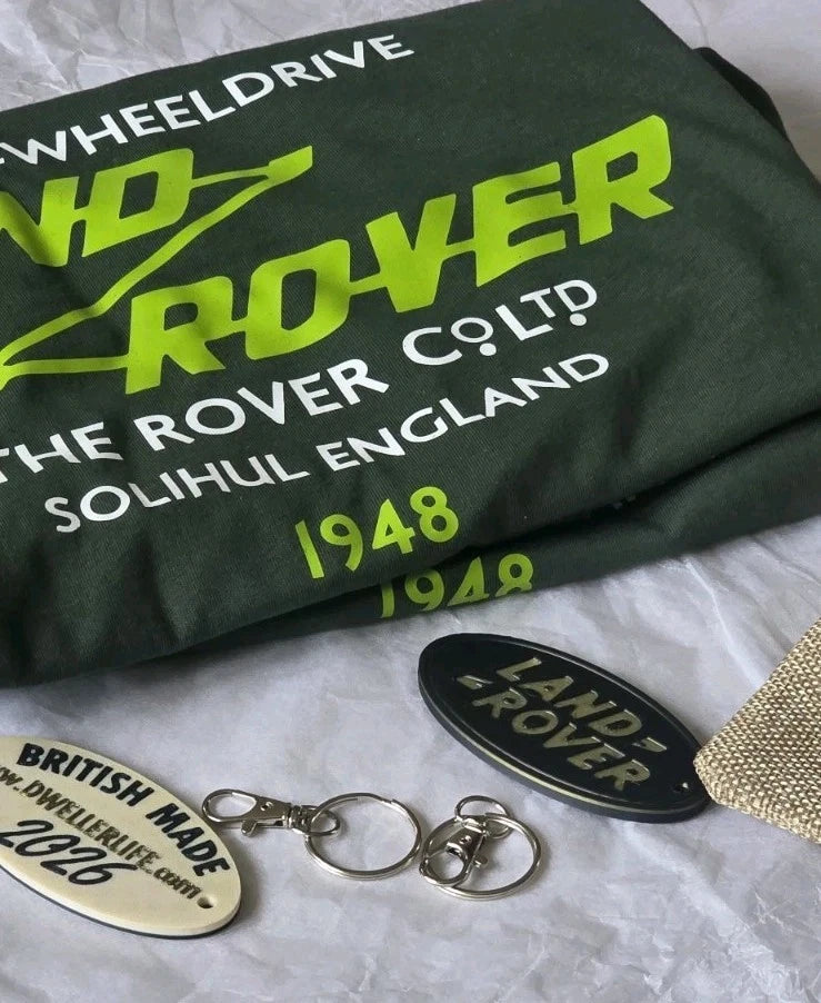 LAND ROVER LANDY DEFENDER SERIES T SHIRT VINTAGE MOTOR GAS UK T-SHIRT DRIVER DIS