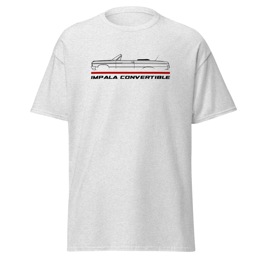 Premium T-Shirt For Chevrolet Impala Convertible 1964 Car Fans Birthday Gift Tee