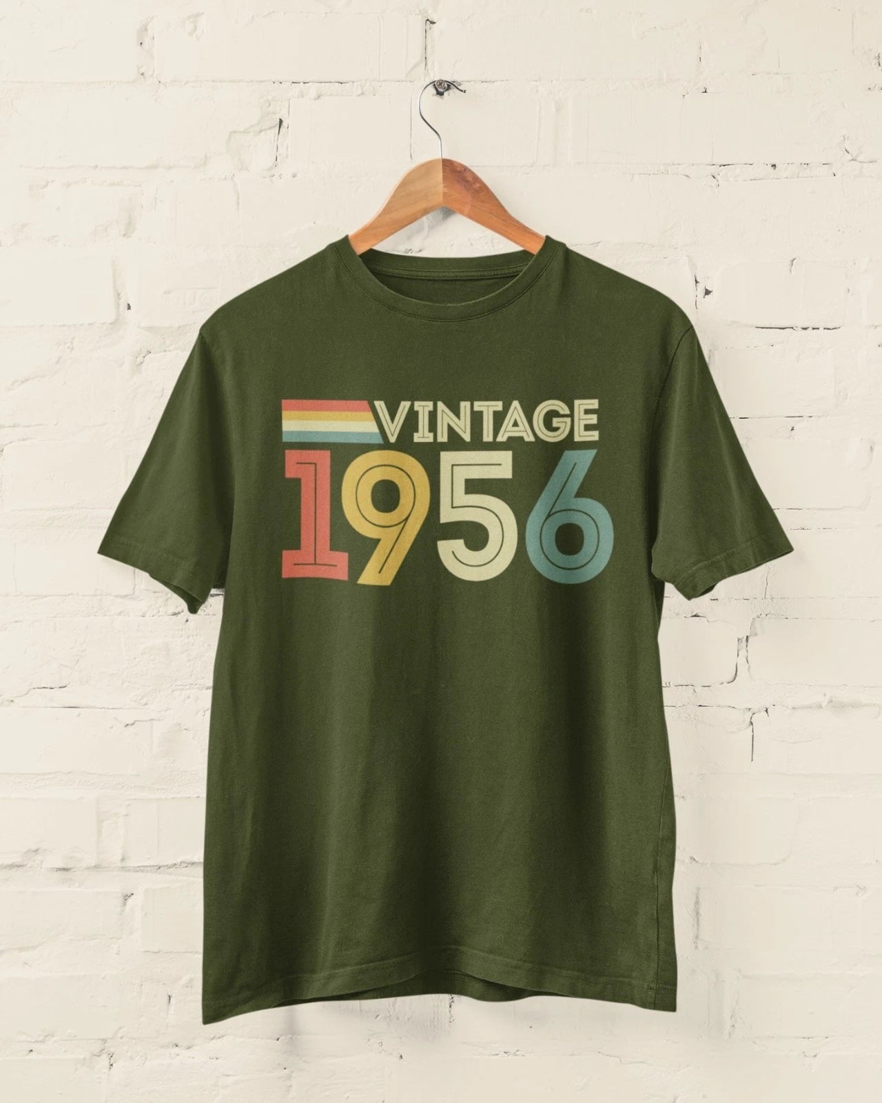 Vintage 1956 T Shirt 70th Birthday 2026 Retro 70 Years Old Gift Tee Unisex