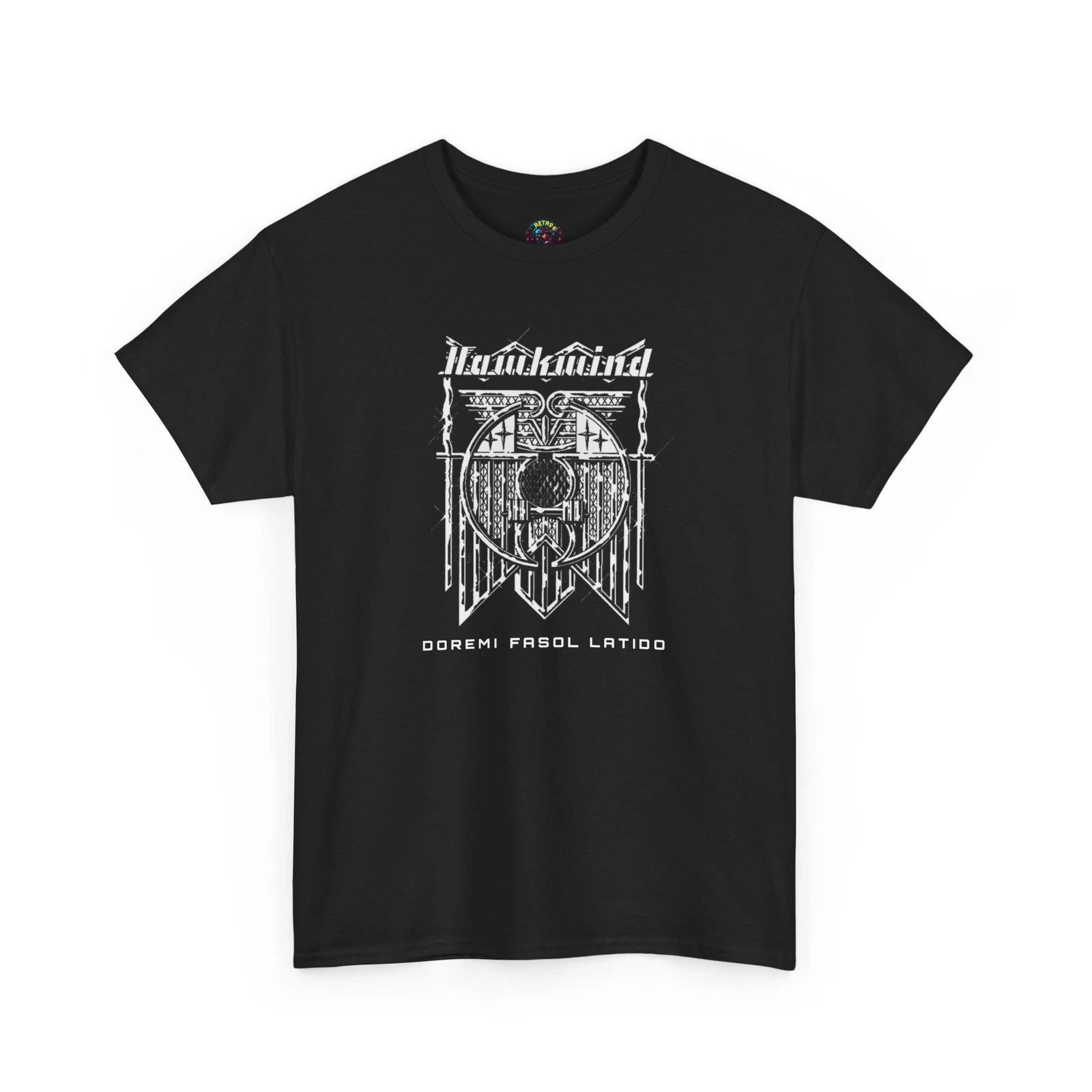 Hawkwind Doremi Fasol Latido T-Shirt Vintage Psychedelic Rock Album Cover Tee