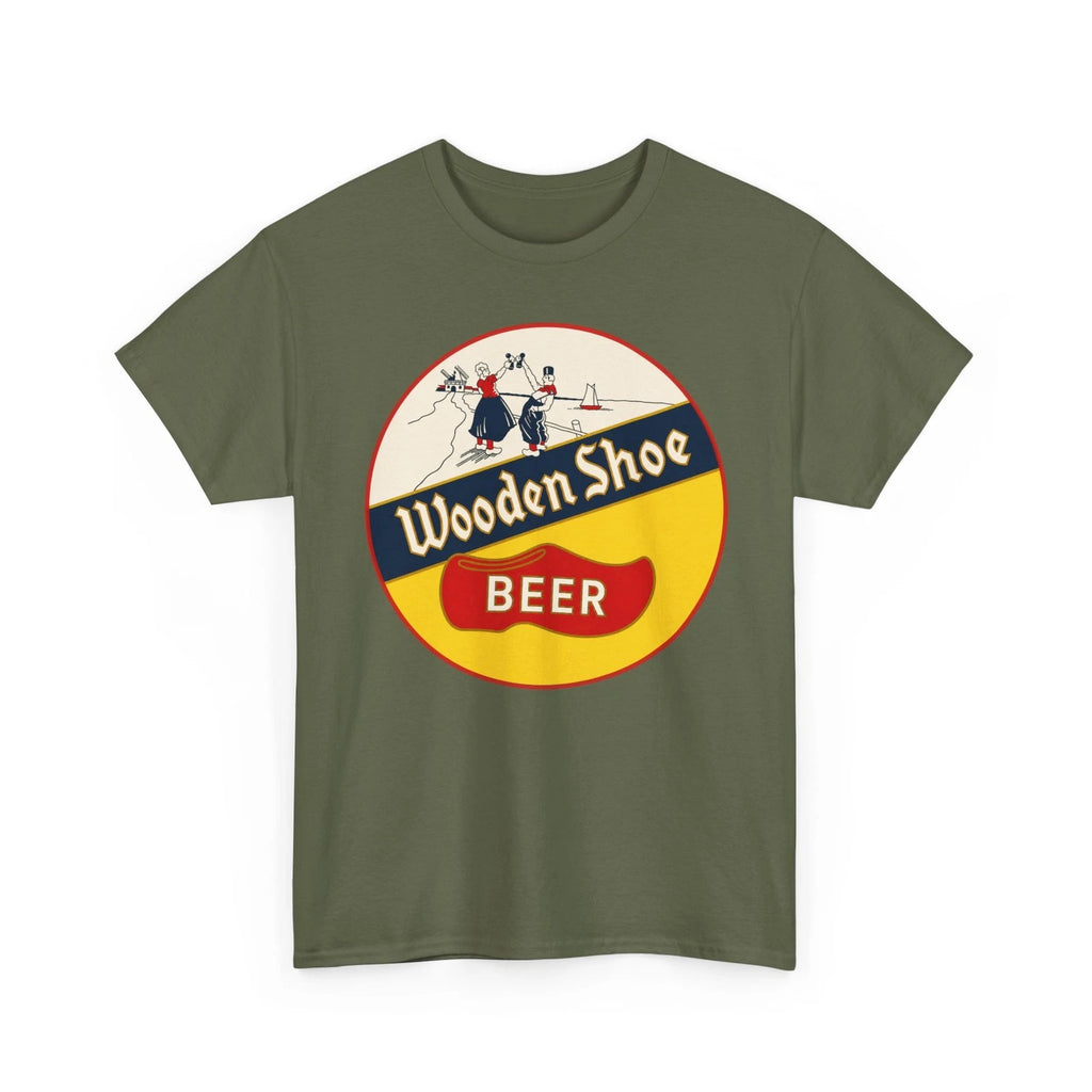 Wooden Shoe Beer Star Beverage Co. Minster OH Retro Breweriana T-Shirt