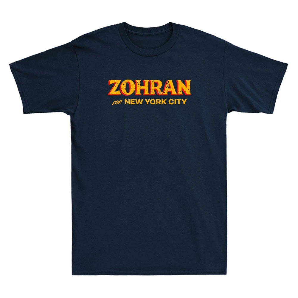 Zohran Mamdani Shirt Zohran For NYC Mayor 2025 Retro Men's Short Sleeve T-Shirt