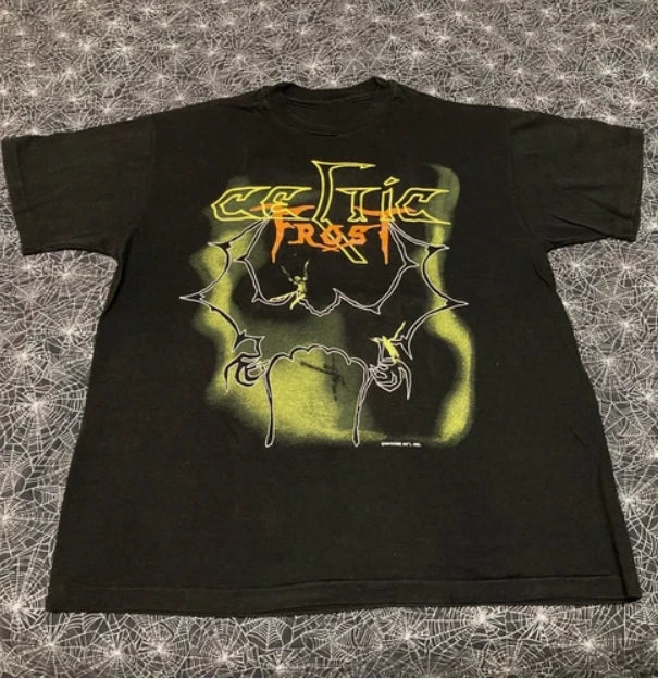 Celtic Frost Music Tour Black T-Shirt Cotton All Size Unisex
