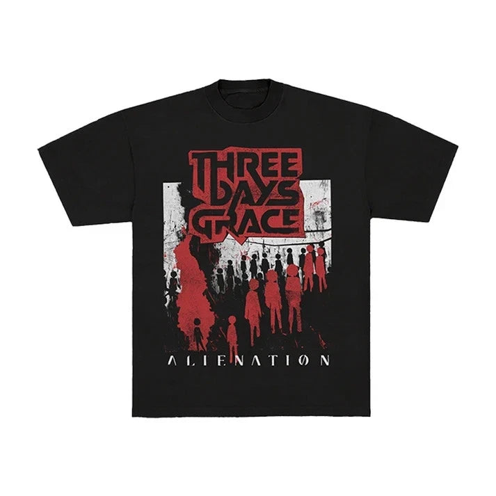 Three Days Grace 2026 Alienation Tour T-shirt S-5XL Unisex Full Size