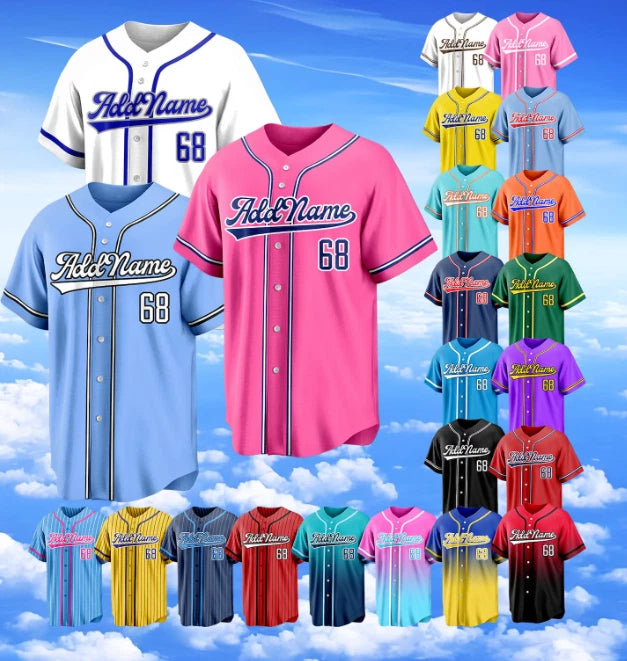 Custom Classic Baseball Jersey,Personalized  Printed Team Shirt