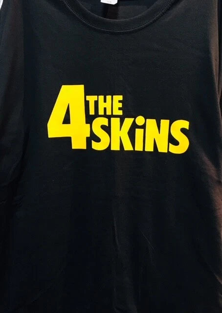 The 4 Skins : Band Logo : New T-Shirt (upto 5 XL size) :Punk, Oi,  4 skins