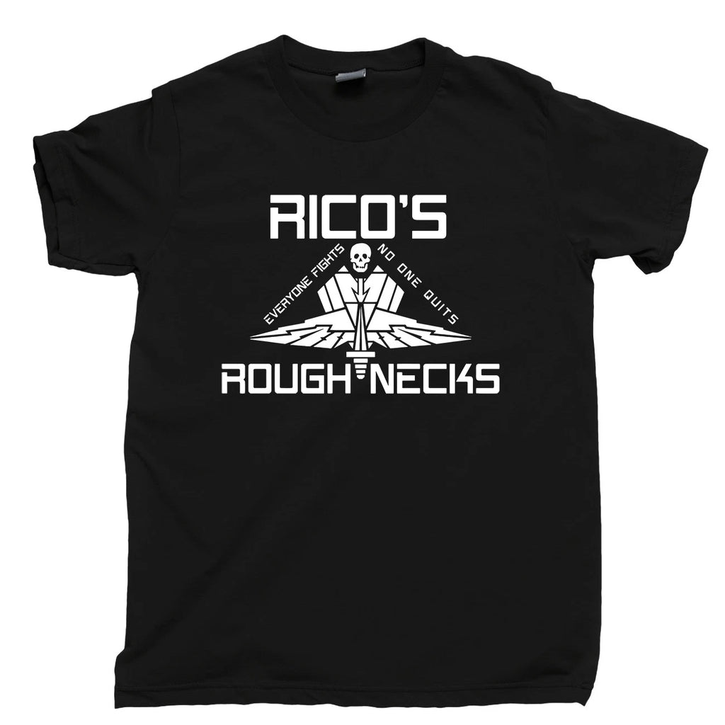 Starship Troopers T Shirt Ricos Roughnecks Mobile Infantry Movie Tee