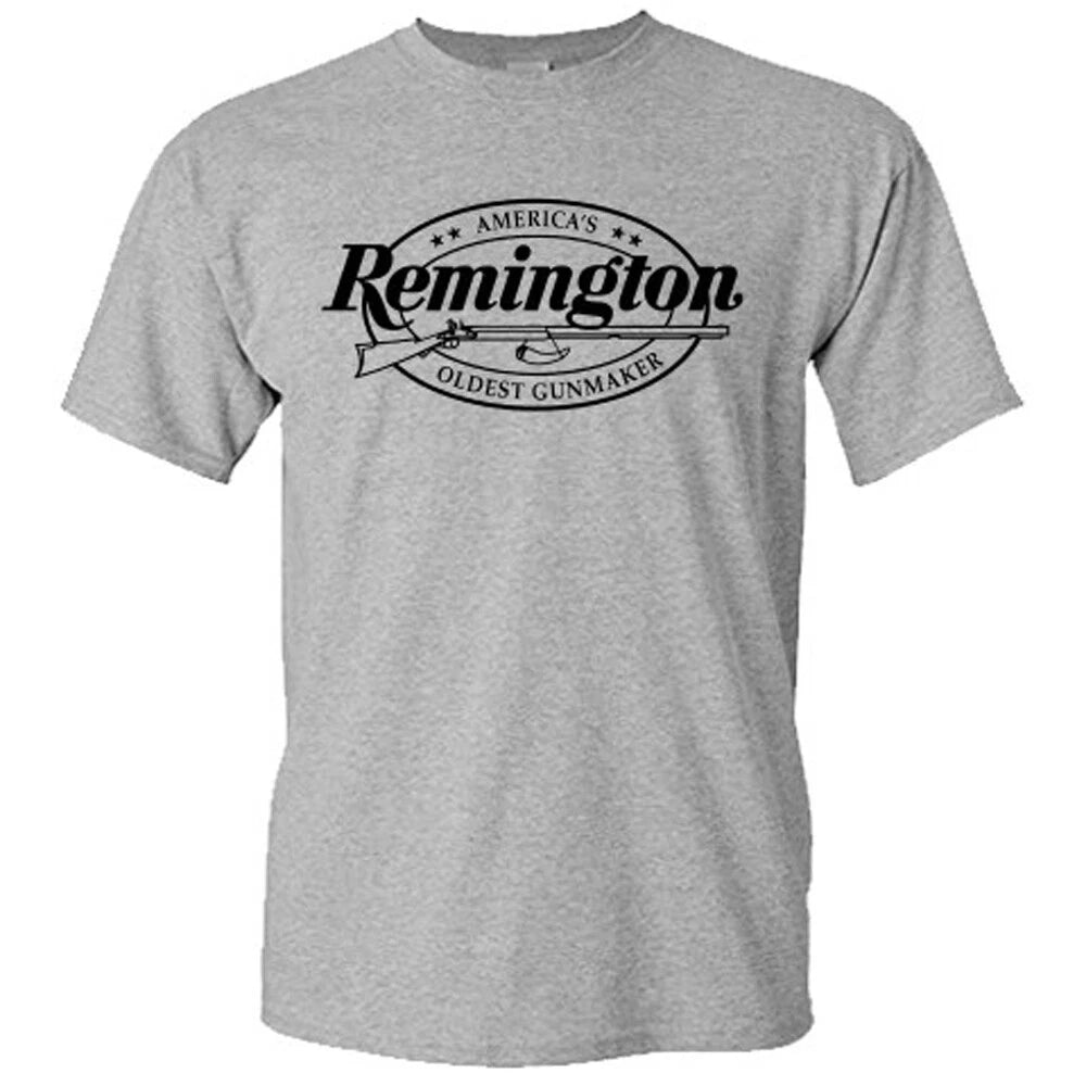 Remington American Gunmaker Guns Firearms Riffles Men's Gray S-5XL