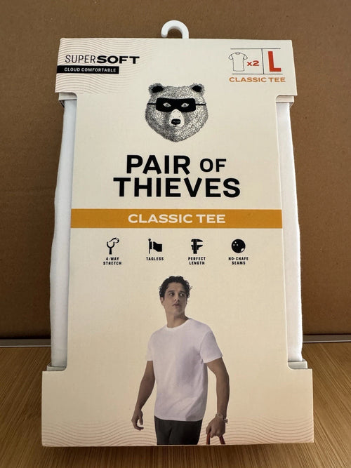 2 Pair Of Thieves Classic Tee Super Soft - Size Large